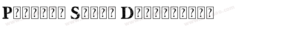 Patrice Stamp Demo字体转换